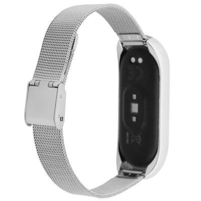 Ремешок для фитнес браслета BeCover Metal Xiaomi Mi Smart Band 5 Silver 705147, фото №3