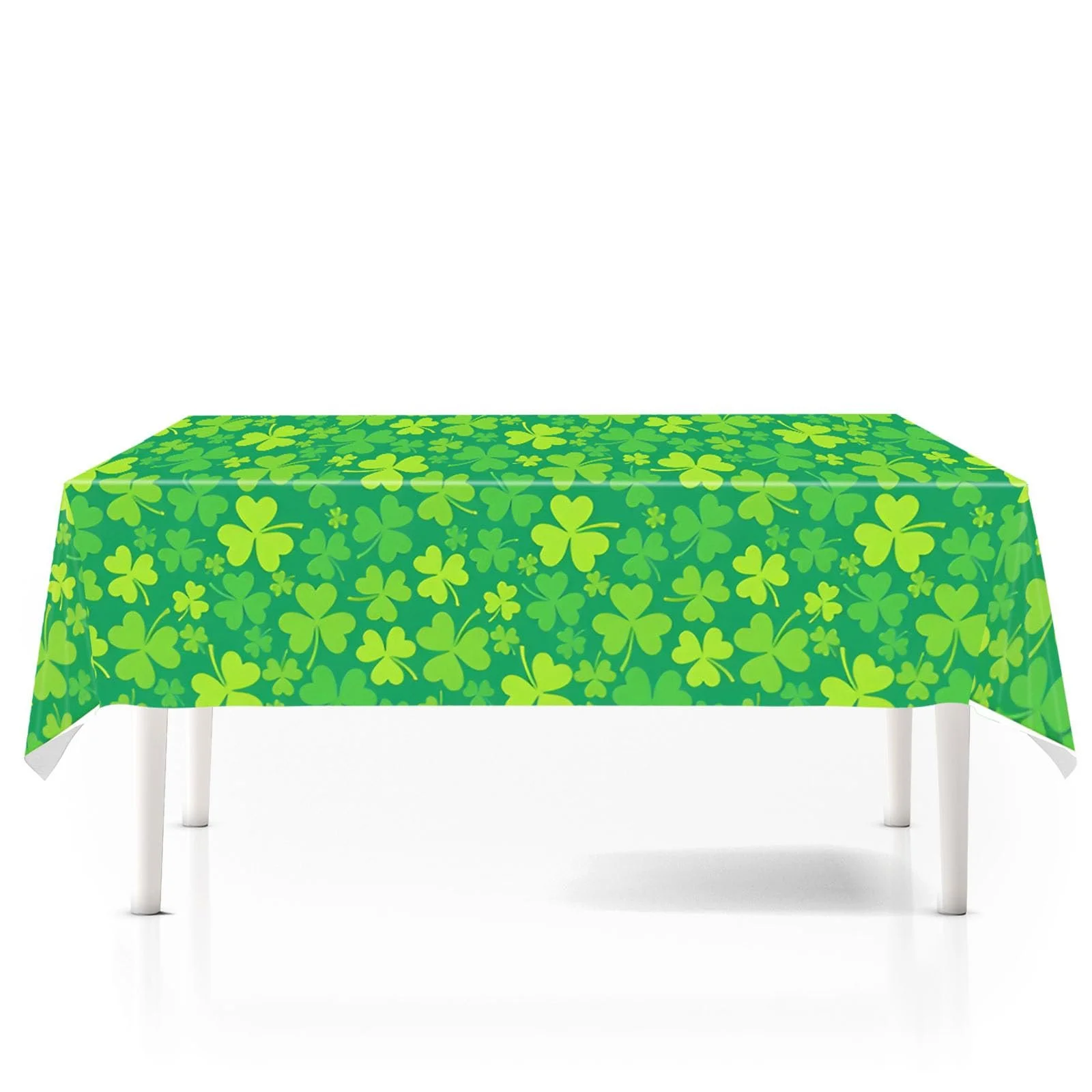 Скатертина St Patricks Day Shamrock Зелена 137 x 274 см, фото №1