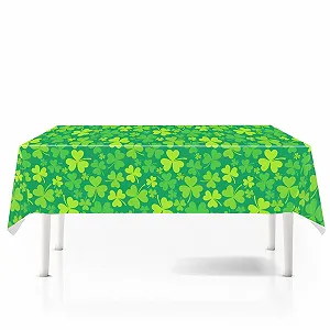 Скатертина St Patricks Day Shamrock Зелена 137 x 274 см - Фото 1