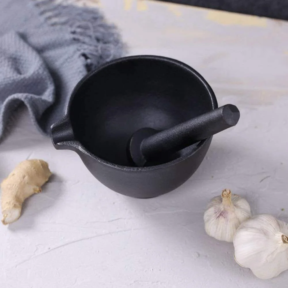 Набір ступки і товкачика для спецій для подрібнення, фото №2