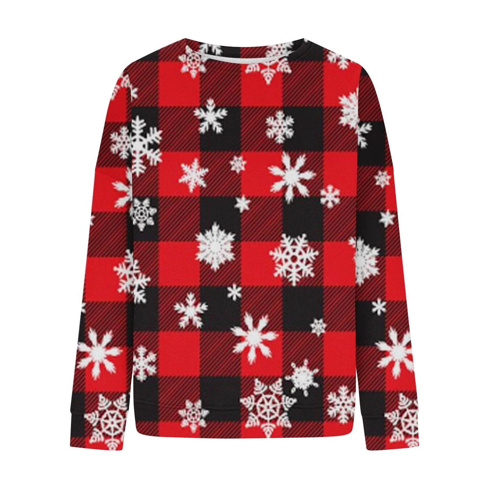 Жіночий Світшот Різдвяний Принт Довгий Рукав, фото №4 Жіночий Світшот Різдвяний Принт Довгий Рукав, фото №4