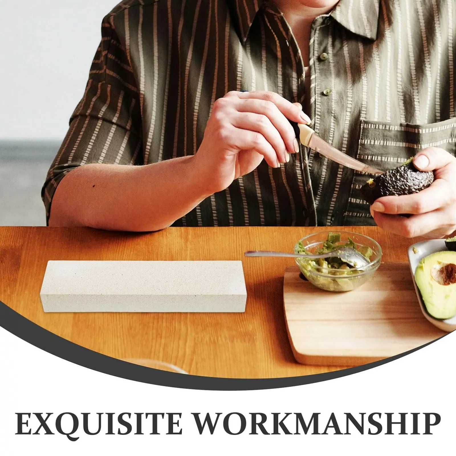 Точильний камінь двосторонній IMIKEYA 3 шт для ножів та ножиць універсальний, фото №3 Точильний камінь двосторонній IMIKEYA 3 шт для ножів та ножиць універсальний, фото №3