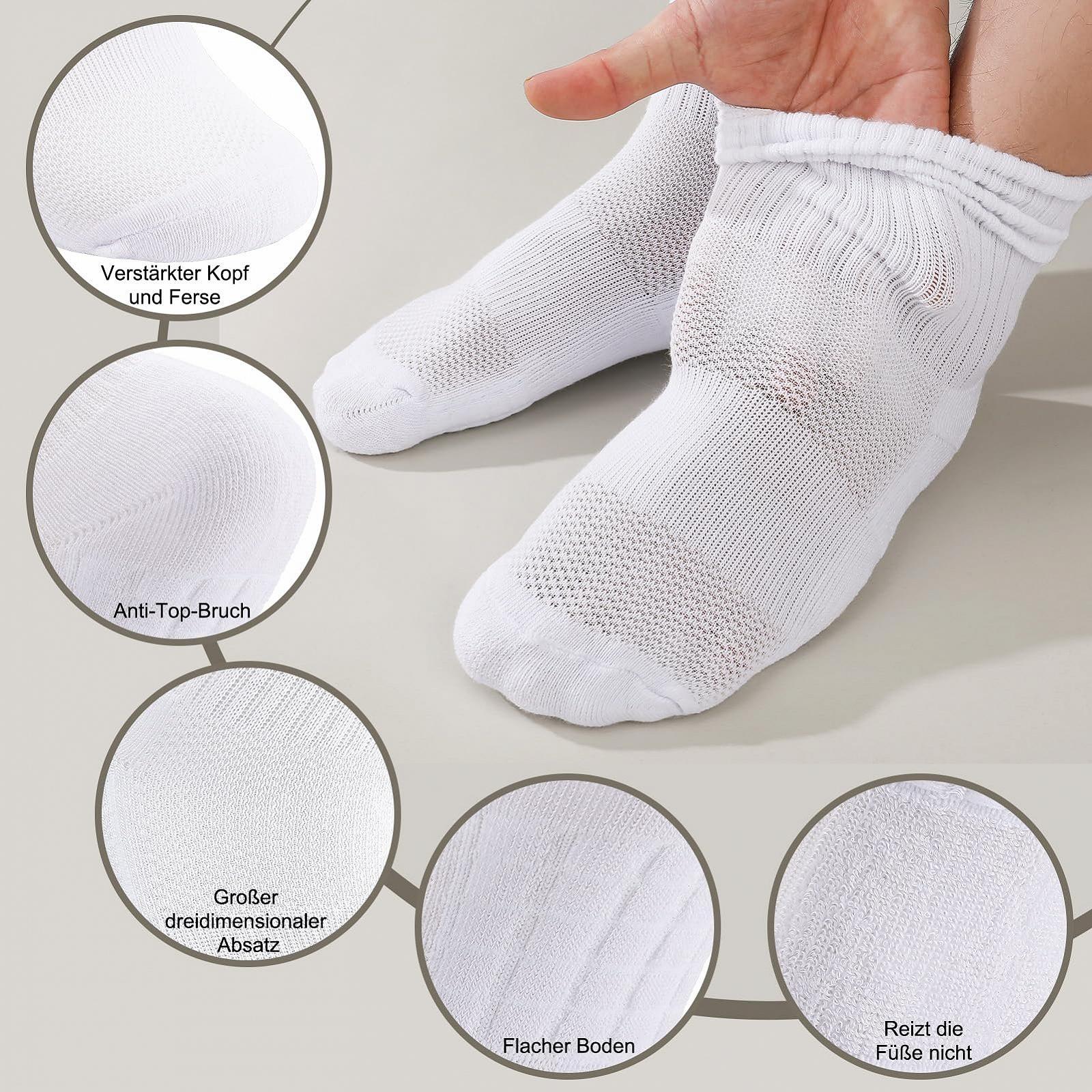 Спортивные носки Белый, 5 пар, размер универсальный, фото №3