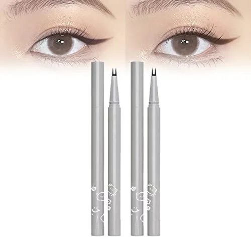 Карандаш для глаз с двумя наконечниками, Водостойкий, для стойкого макияжа, защита от пота, 2 шт, черный, фото №1 Карандаш для глаз с двумя наконечниками, Водостойкий, для стойкого макияжа, защита от пота, 2 шт, черный, фото №1