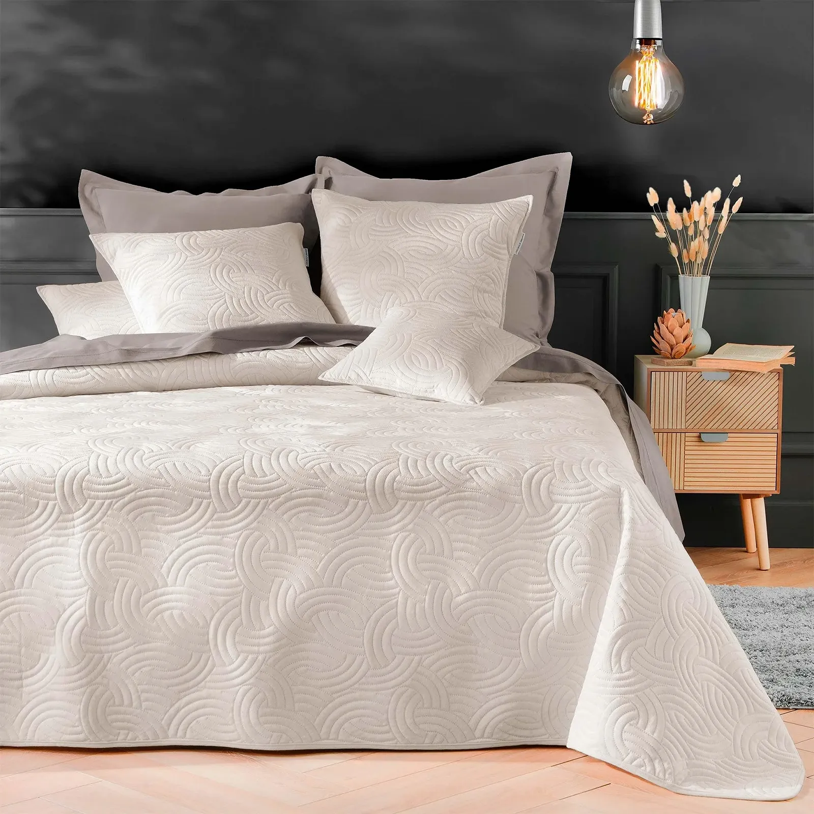 Покривало douceur d'intérieur 100% Поліестер Натуральний 220 x 240 см, фото №5