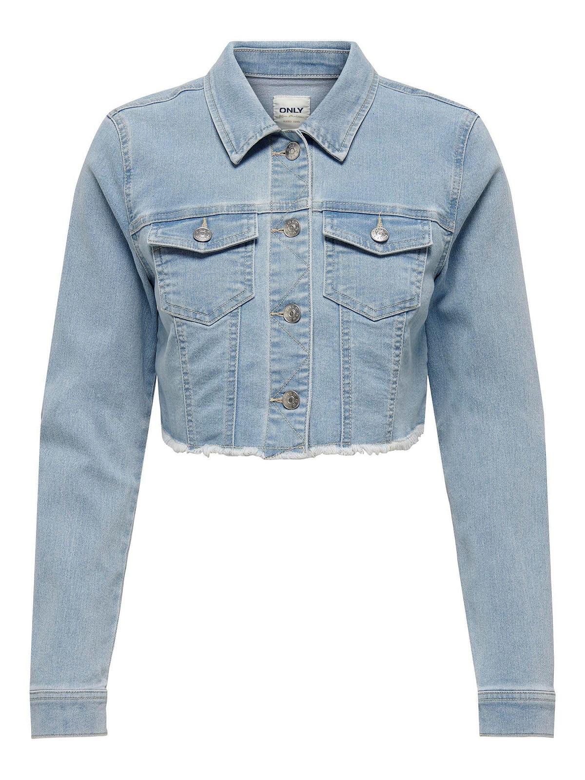 Джинсовая Куртка ONLY Onlwonder Ls Cropped DNM Jacket Gua Noos, фото №2
