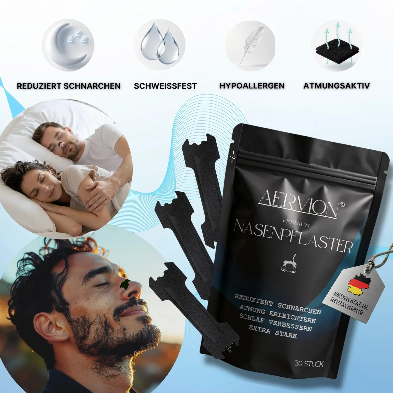 Пластыри на нос Premium, Черные, 30 шт., фото №2