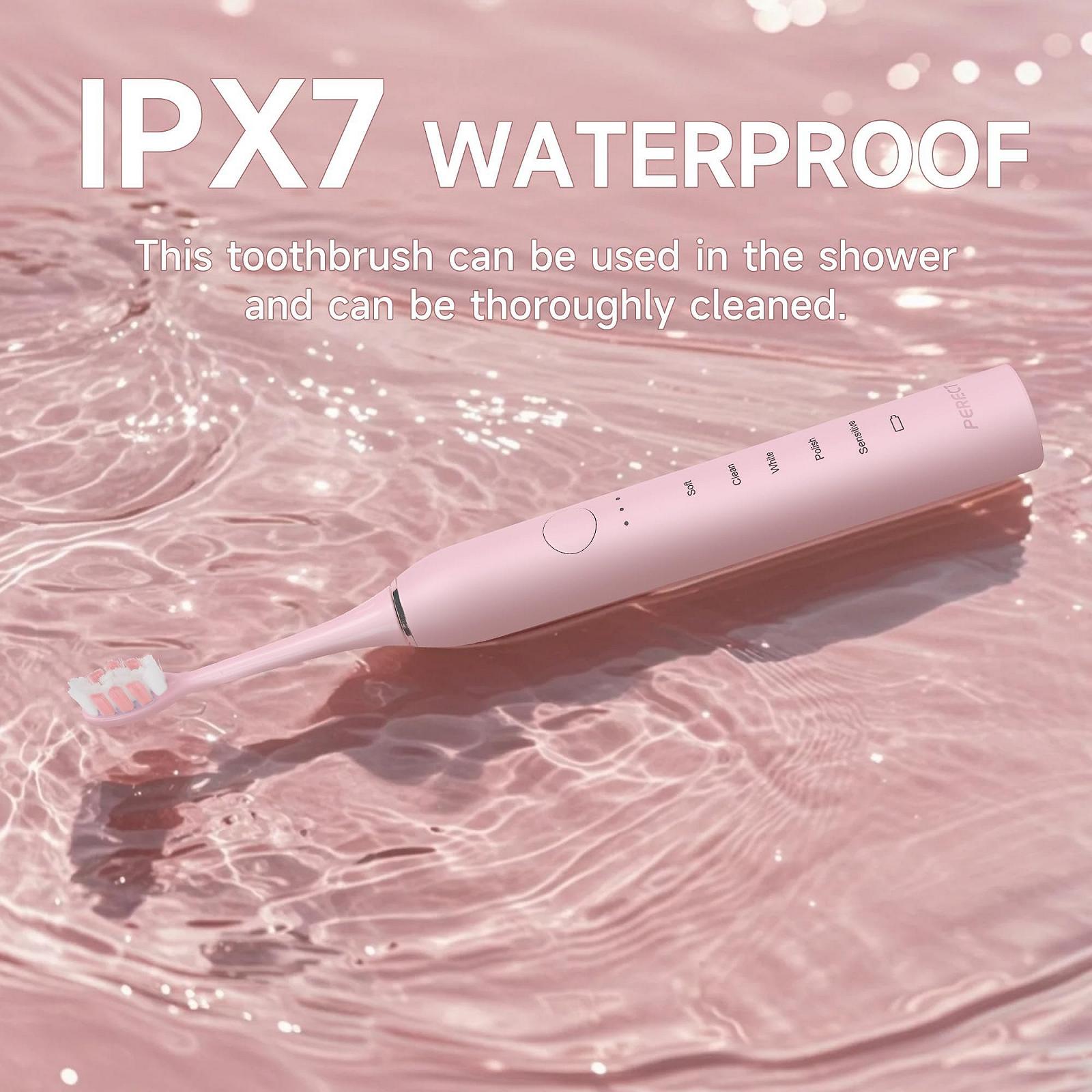 Электрическая зубная щетка PERECT Ultrasonic 5 режимов, фото №5