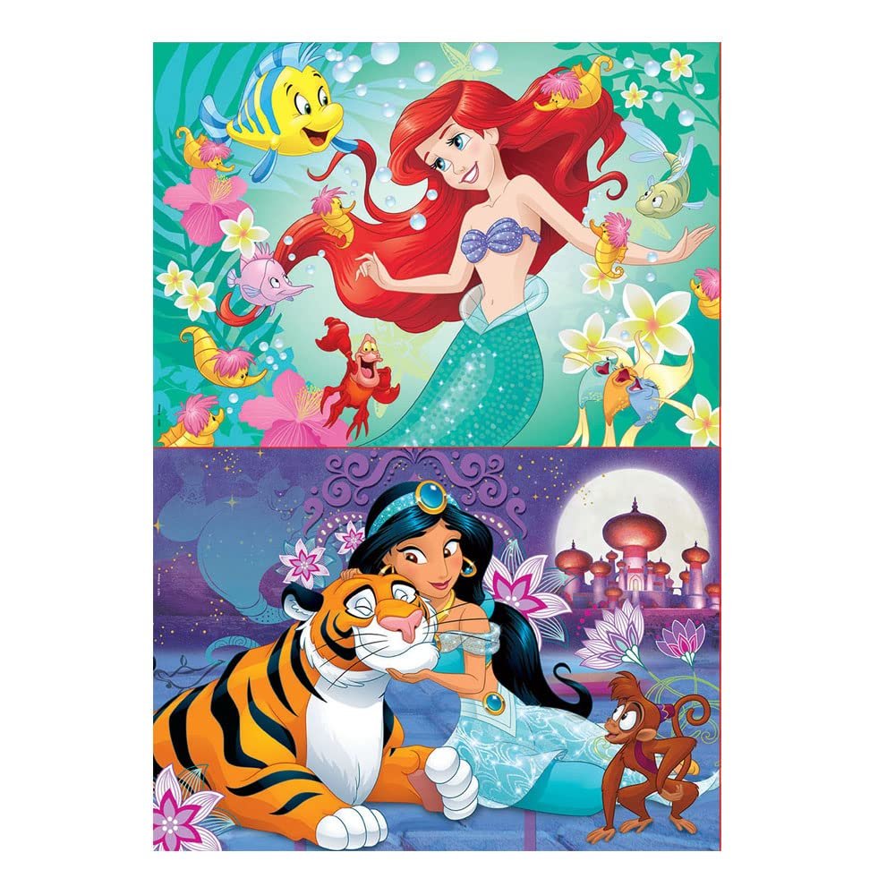 Набор пазлов Educa Ariel and Jasmine 18213 2x48 элементов, фото №2