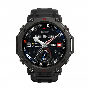 Смартгодинник Amazfit T-Rex 3 Pro 48 мм сапфіровий AMOLED-дисплей, титановий безель, Dual Band GPS, офлайн-карти, 25 днів роботи батареї, вбудований ліхтарик, 10 ATM, 180+ спортивних режимів synthetic.ua - Фото 1
