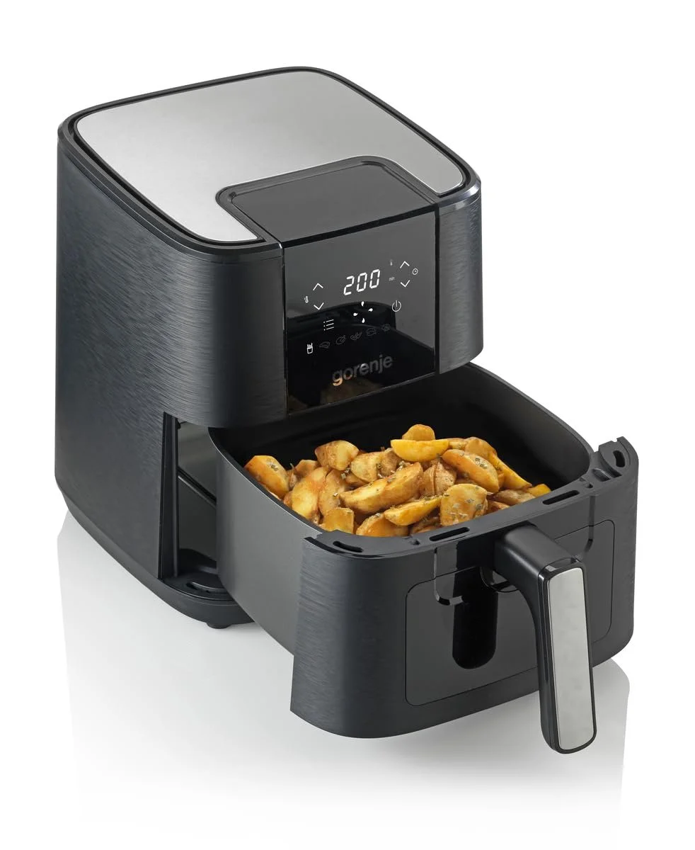 Мультипіч Gorenje AF1350DWB 1350 Вт 5.4 л 8 програм LED-індикатор Чорна, фото №3 Мультипіч Gorenje AF1350DWB 1350 Вт 5.4 л 8 програм LED-індикатор Чорна, фото №3