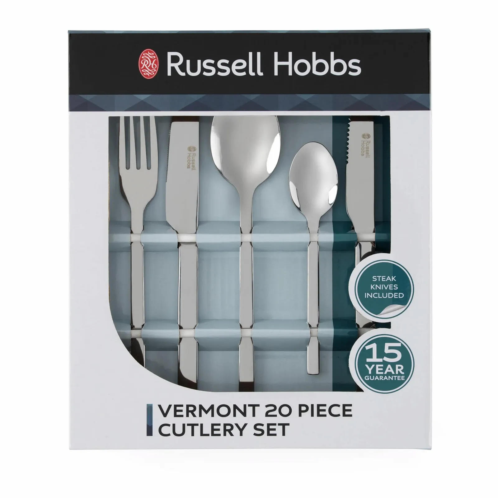 Набор столовых приборов Russell Hobbs Vermont, 20 предметов, фото №6