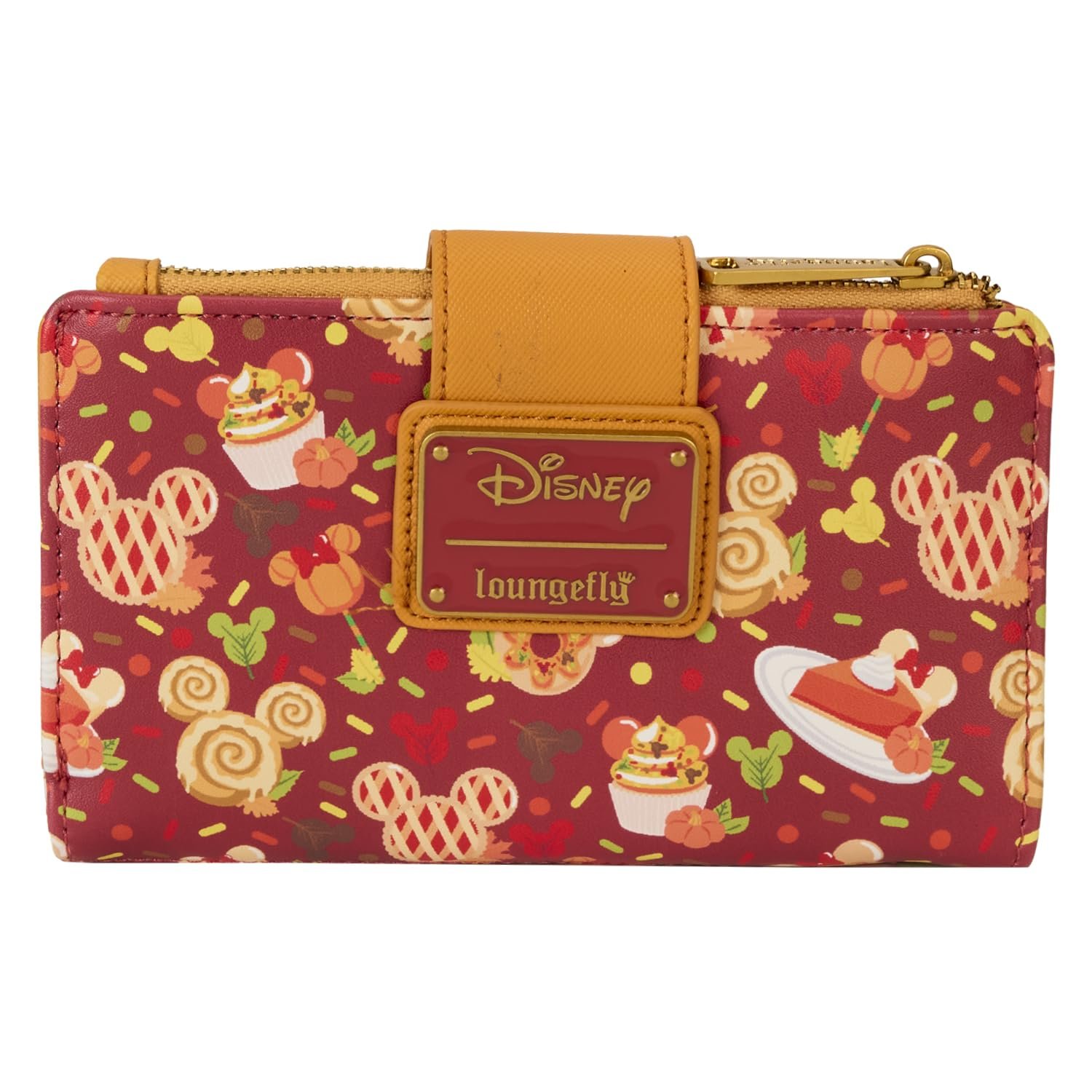 Бумажник бифолд Loungefly Disney: Sweet Treats - Mickey Mouse - Эксклюзив Amazon - Милая коллекционная сумочка - Идея для подарка - Держатель для карточек с многочисленными отделениями для карточек - Официальный товар, фото №2