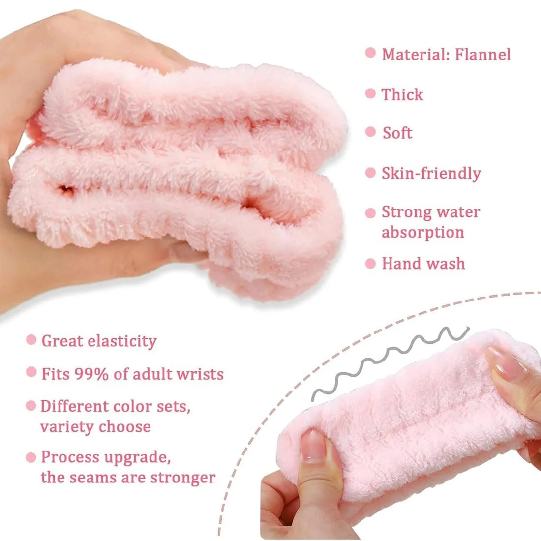 Набір пов'язок на зап'ястя Мікрофібра, фото №6