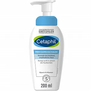 Пенка CETAPHIL, 200 мл, для умывания для нормальной, сухой, чувствительной кожи, мягко очищает проблемную кожу, удаляет кожное сало и защищает кожный барьер, с глицерином и керамидами - Фото 1