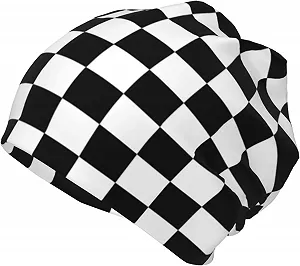 Шапка-біні LOUJIN Checkerboard Фотоколір One Size - Фото 1