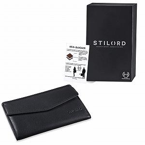 Кошелек STILORD Gloria кожаный, женский, винтажный, с RFID-блокировкой, горизонтальный формат, черный synthetic.ua - Фото 1