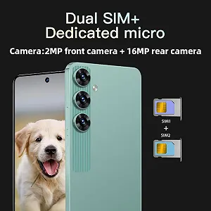 Смартфон 6.56" 2/64GB 3G Dual SIM Green synthetic.ua - Фото 1