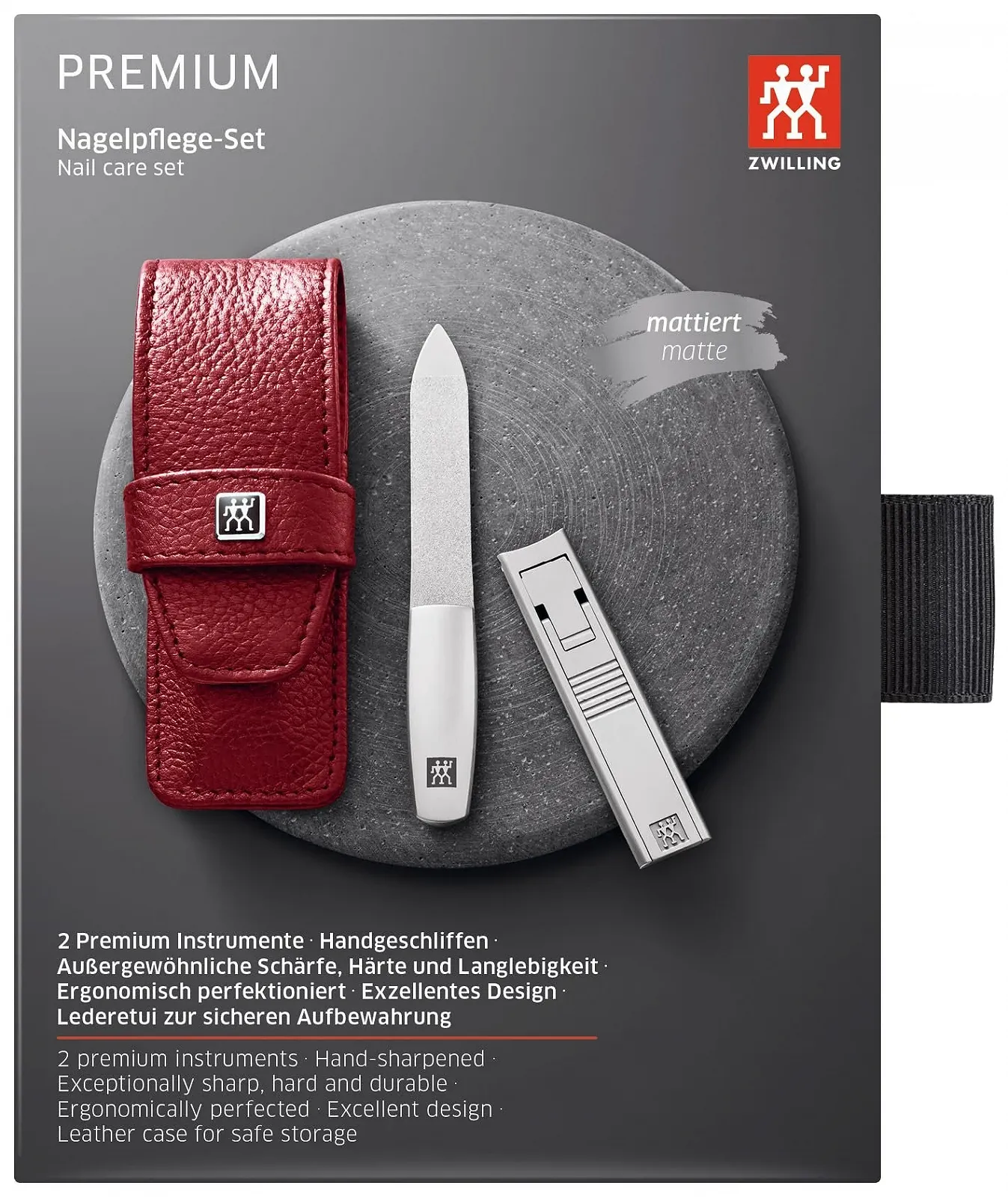 Набір для манікюру ZWILLING 2 предмети Червоний, фото №3