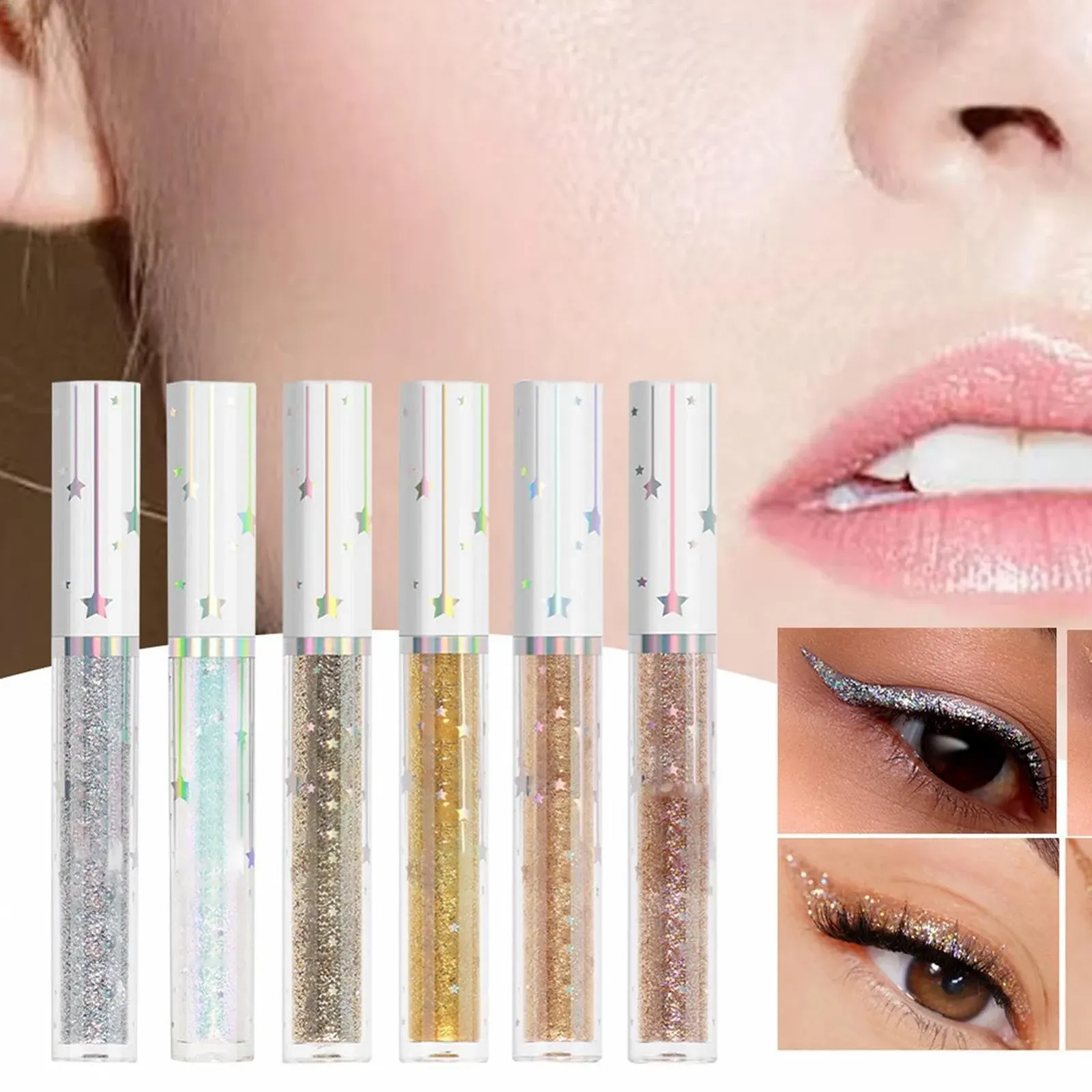 Підводка для очей з рідкими блискітками Zubehors,, фото №3