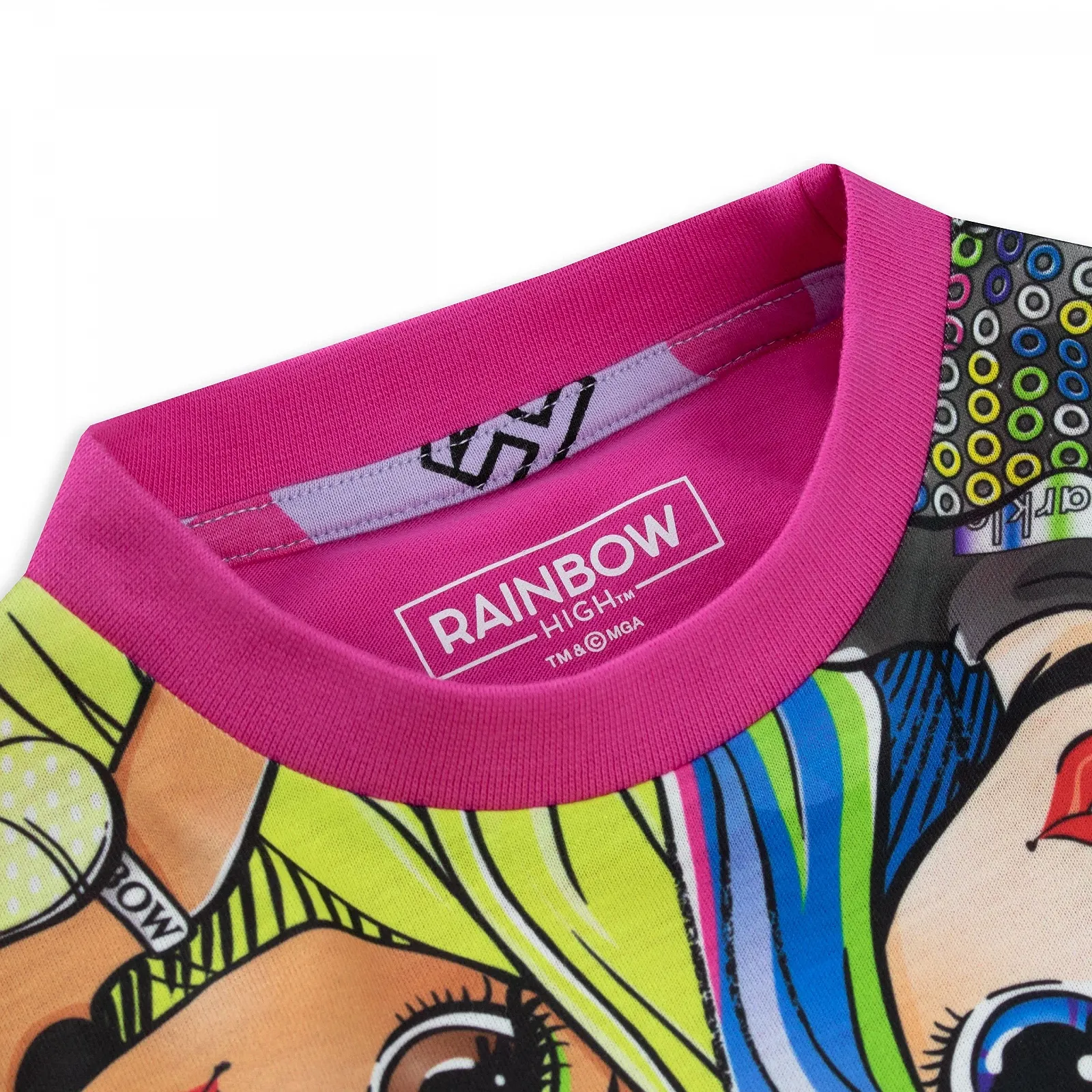 Піжама Rainbow High для дівчат, короткий набір, фото №4 Піжама Rainbow High для дівчат, короткий набір, фото №4