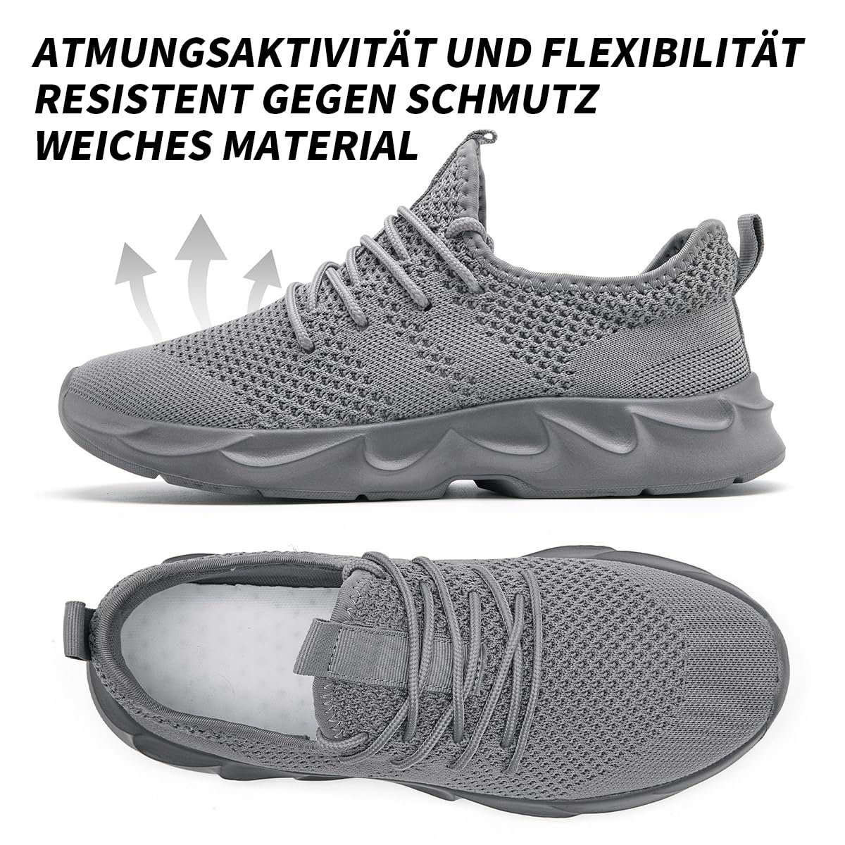 Кросівки UROMGV Спортивні для ходьби чоловічі Легкі дихаючі, фото №4 Кросівки UROMGV Спортивні для ходьби чоловічі Легкі дихаючі, фото №4