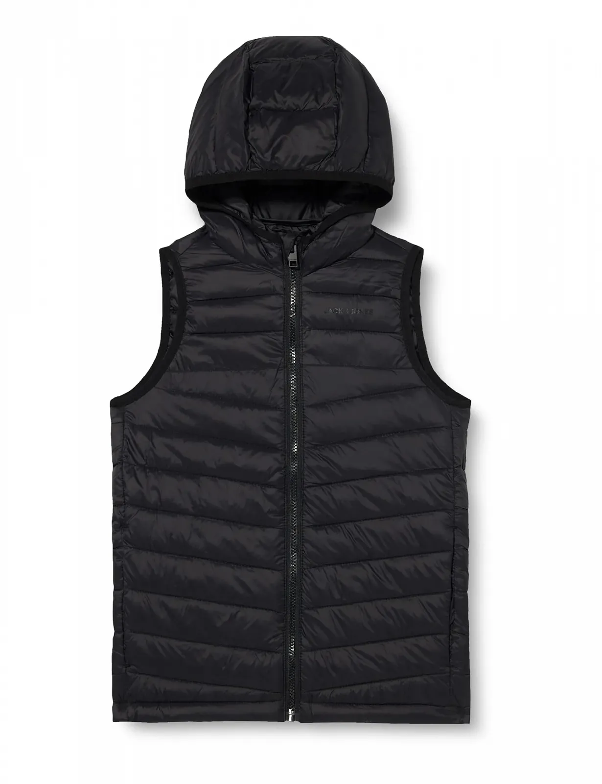 Жилет для хлопчиків стьобаний з капюшоном JACK & JONES Jconew Pocket Hood Bw Jnr, фото №1