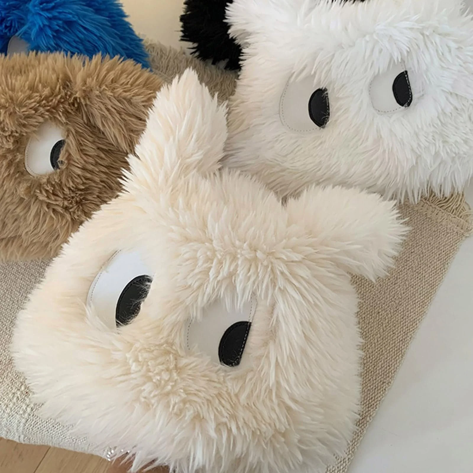 Разноцветная шапка-щенок с ушными меховыми клапанами, мультяшная шапка с ушками, однотонная зимняя плюшевая шапка для повседневной одежды, меховые шапки для женщин, фото №8 Разноцветная шапка-щенок с ушными меховыми клапанами, мультяшная шапка с ушками, однотонная зимняя плюшевая шапка для повседневной одежды, меховые шапки для женщин, фото №8