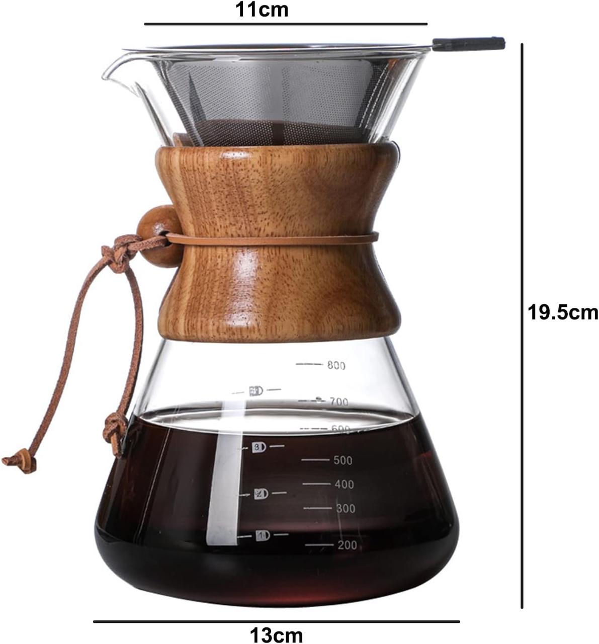 Кемекс для кофе Chemex 800 мл с фильтром, фото №8