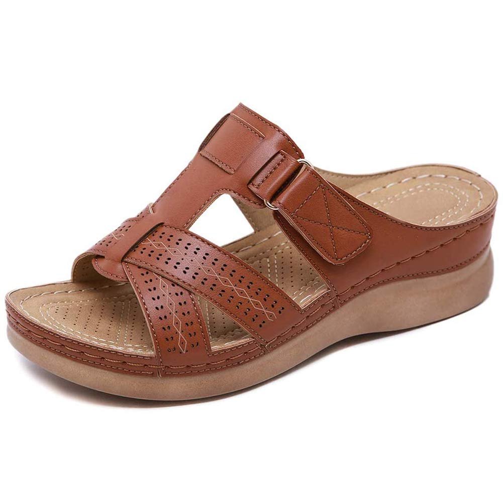 Женские Шлепанцы Цветочные на Широкую Ногу, фото №1