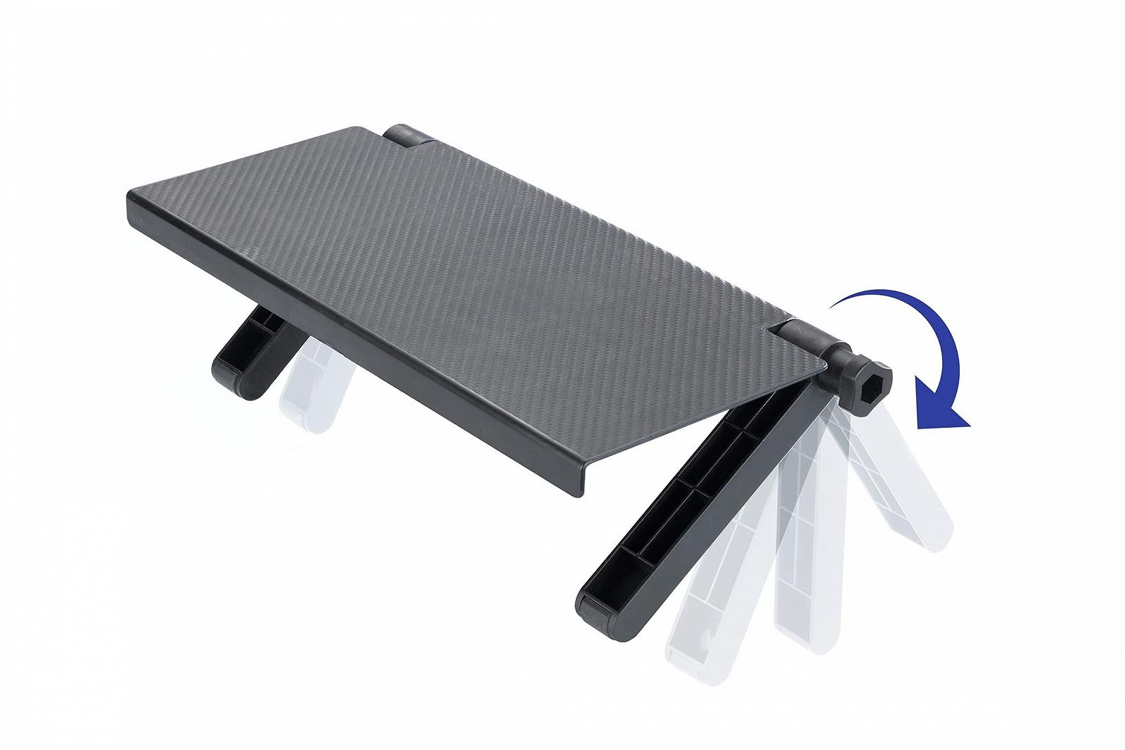 Полка подставка Maximex На экран Пластик (ABS) 33 x 2.5 x 16 см Черный, фото №4 Полка подставка Maximex На экран Пластик (ABS) 33 x 2.5 x 16 см Черный, фото №4