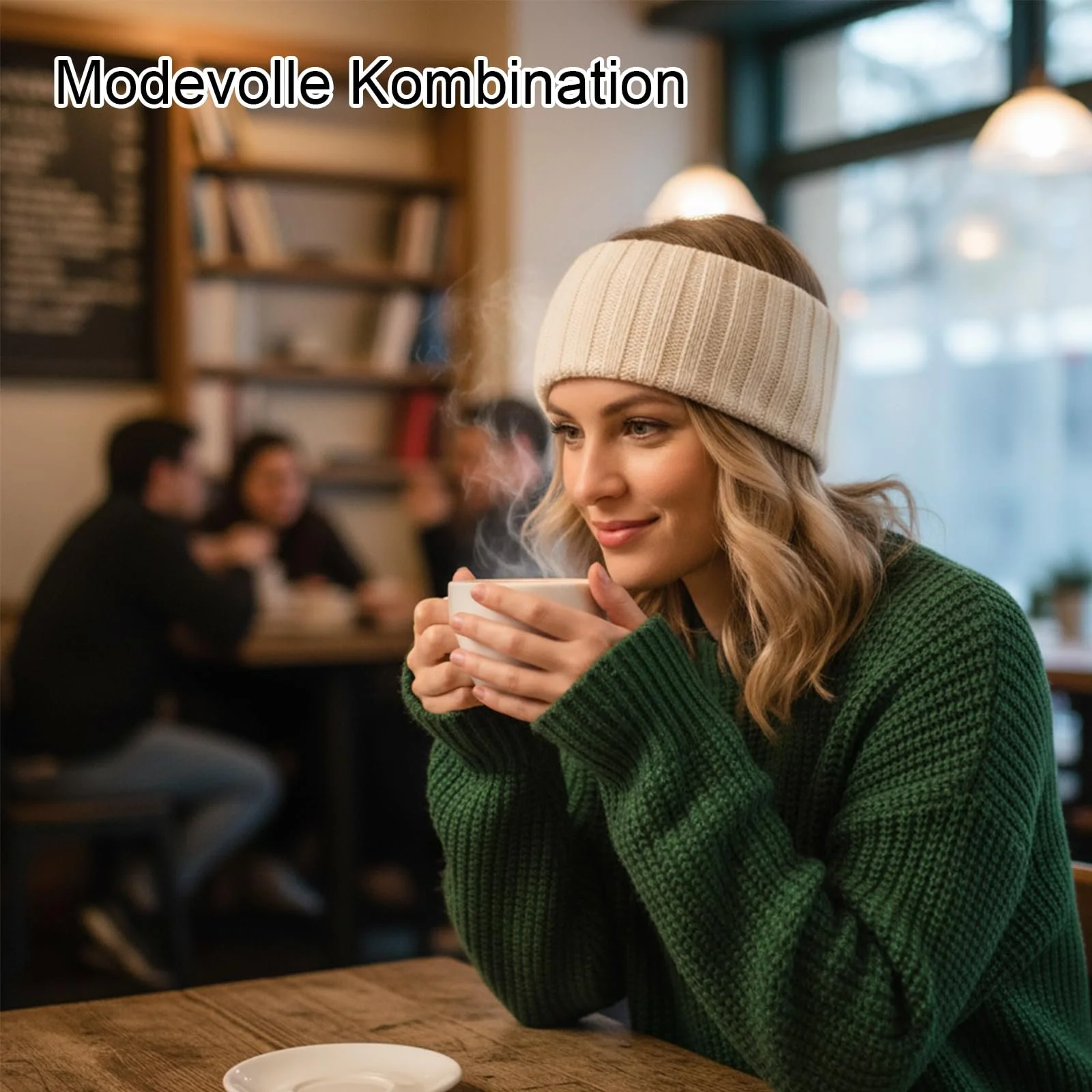 Пов'язка Зимова Жіноча В'язана М'яка, фото №5 Пов'язка Зимова Жіноча В'язана М'яка, фото №5