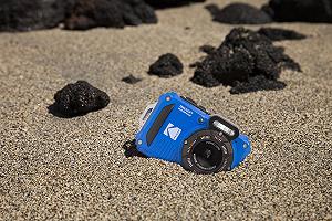 Цифровой фотоаппарат KODAK Pixpro WPZ2 Компактный 16 Мп, Водонепроницаемый до 15 м, Ударопрочный, Видео 720p, LCD Экран 2.7 - Li-ion Аккумулятор, Синий synthetic.ua - Фото 1