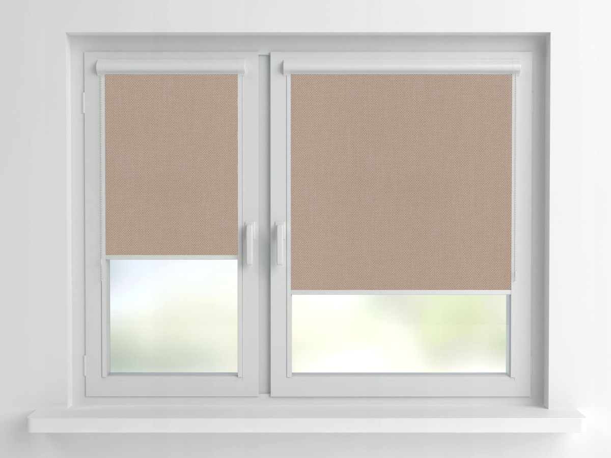 Рулонная штора Rolets Мадрид 2-862-800 80x170 см закрытого типа П-образная Капучиновая, фото №2