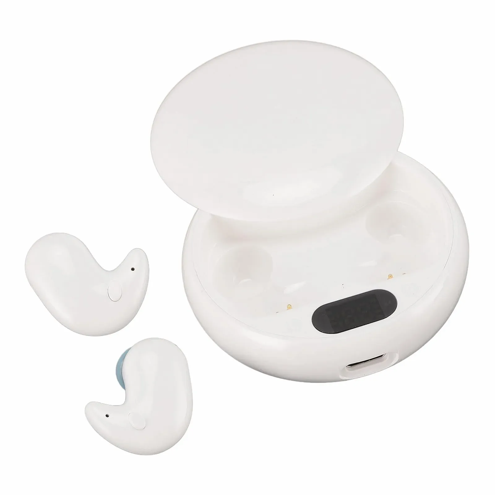 Навушники для перекладу голосу GOWENIC, з 144 мовами, Активне шумозаглушення для глобальної комунікації Білий, фото №1