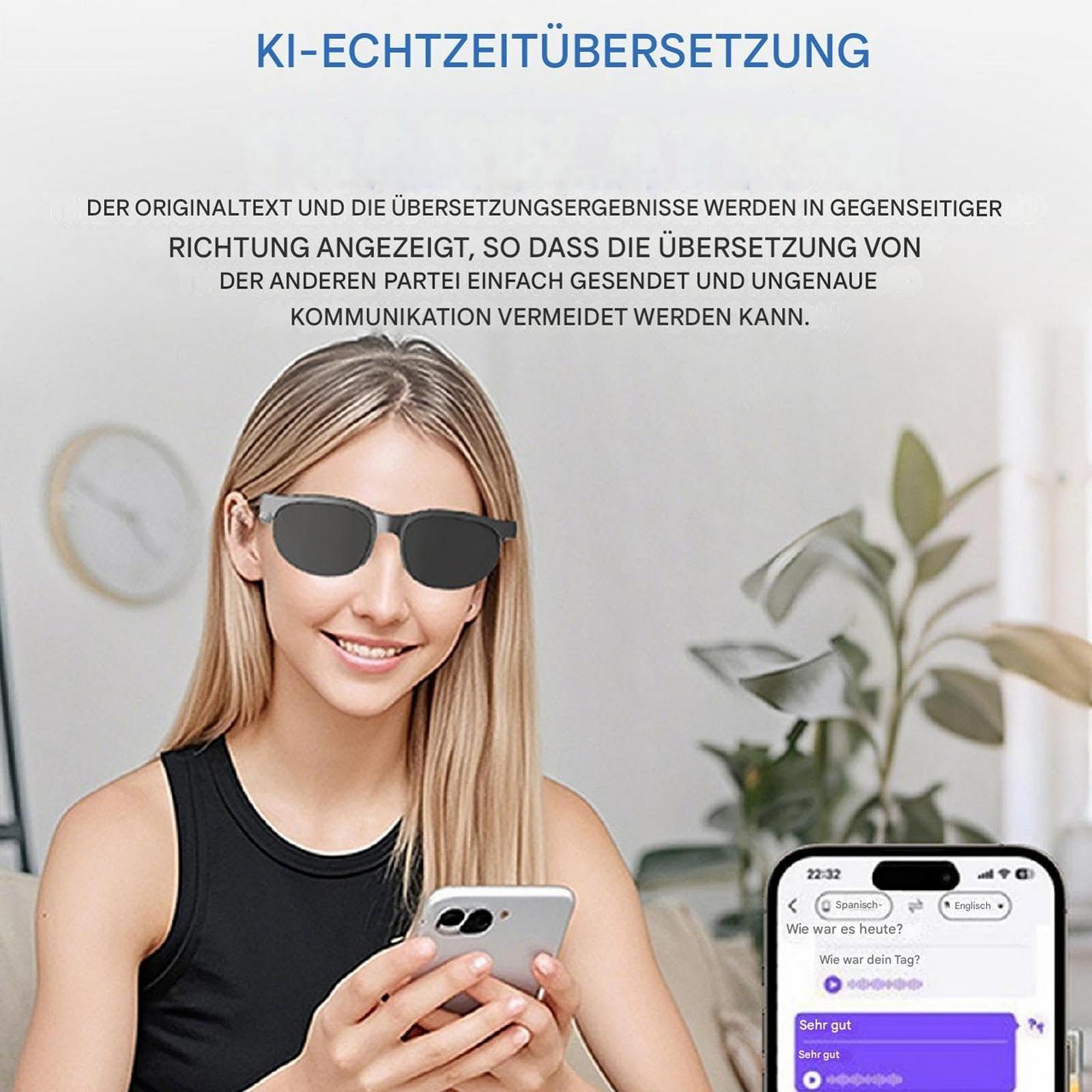 Розумні окуляри-перекладач Ai для бізнесу, подорожей, зустрічей, фото №2