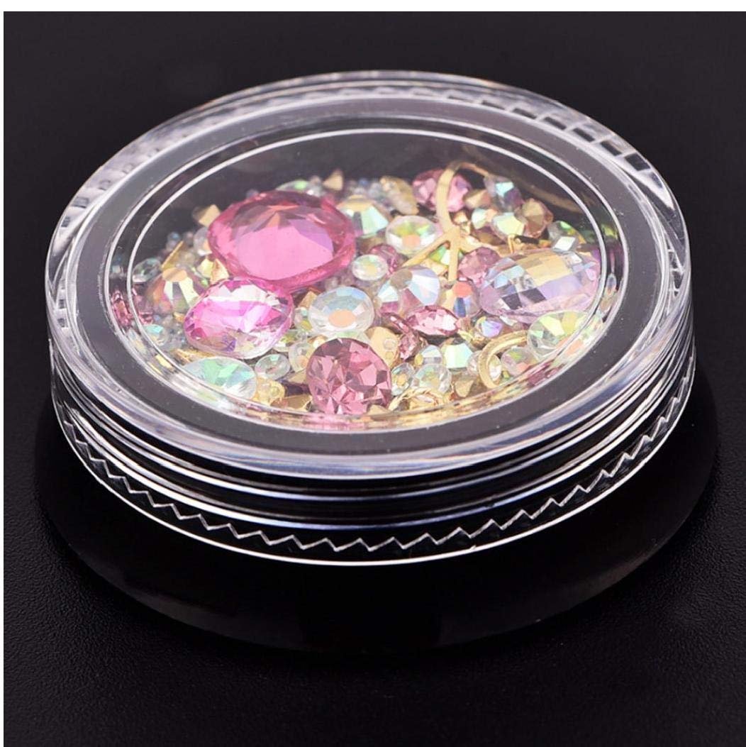 Набір страз для нігтів Форма Crystal Beads Блискітки Діамантові наклейки, фото №2