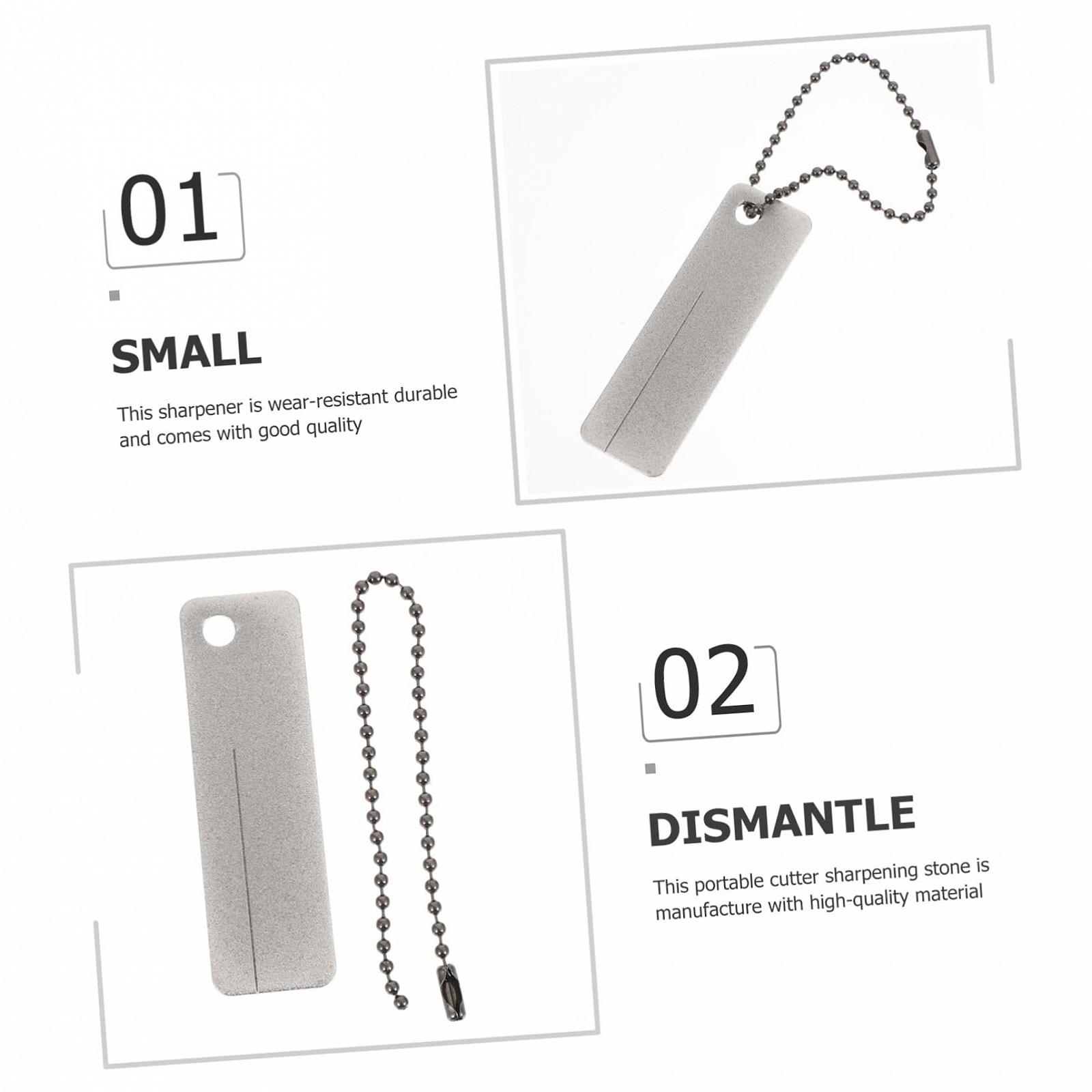 Набор точильных камней Lurrose Алмазные Серебристые 2 шт., фото №9