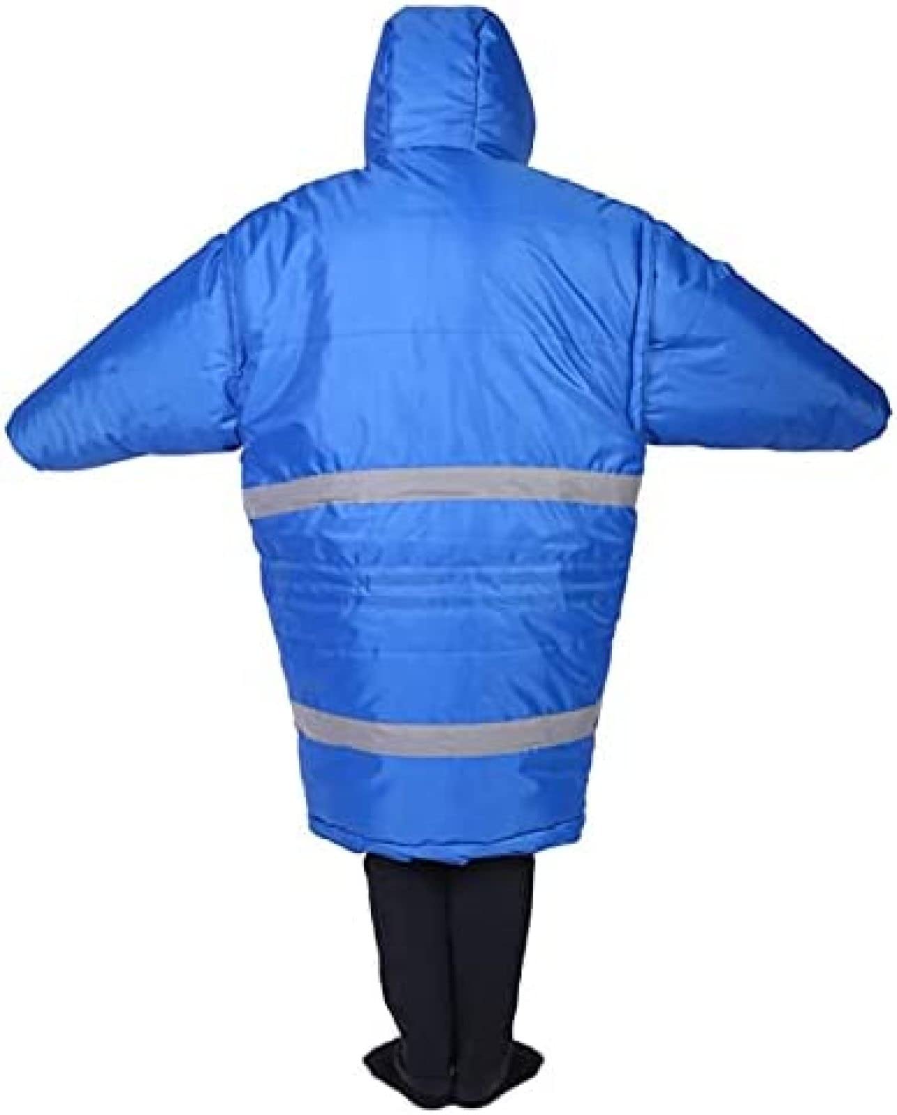 Спальный мешок Mumienschlafsack гуманоидный для взрослых с рукавами и ногами ультралегкий теплый переносной, фото №3