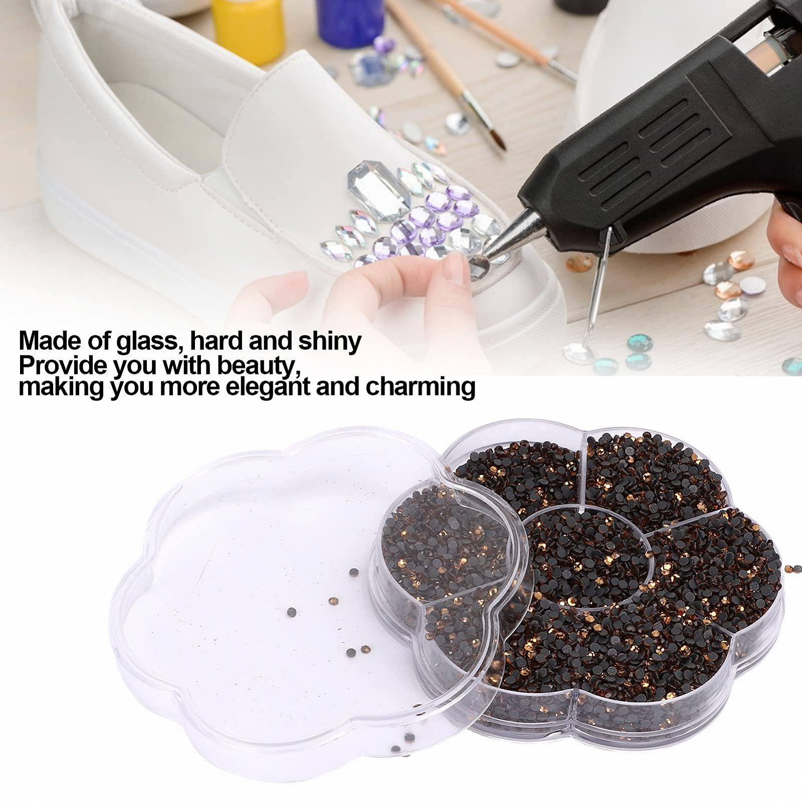 Стрази Круглі Скляні Декоративні S601-Crystal Yellow, фото №2