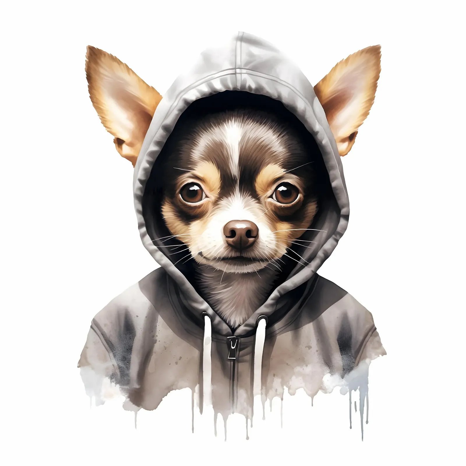 Наклейка на стену GRAZDesign Chihuahua Cool Motif 40 x 30 см, фото №1