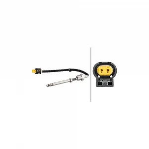 Датчик температури відпрацьованих газів HELLA 6PT 010 376-141 для MERCEDES-BENZ HITACHI - Фото 1