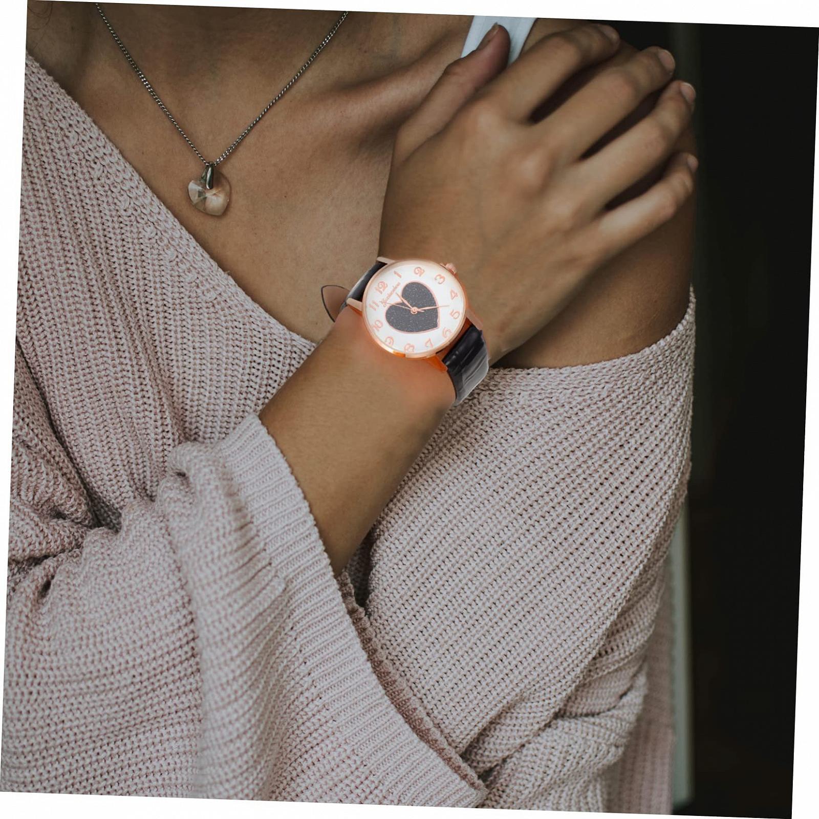 Модные цифровые кварцевые часы Healvian с креативным кожаным ремешком, фото №6 Модные цифровые кварцевые часы Healvian с креативным кожаным ремешком, фото №6