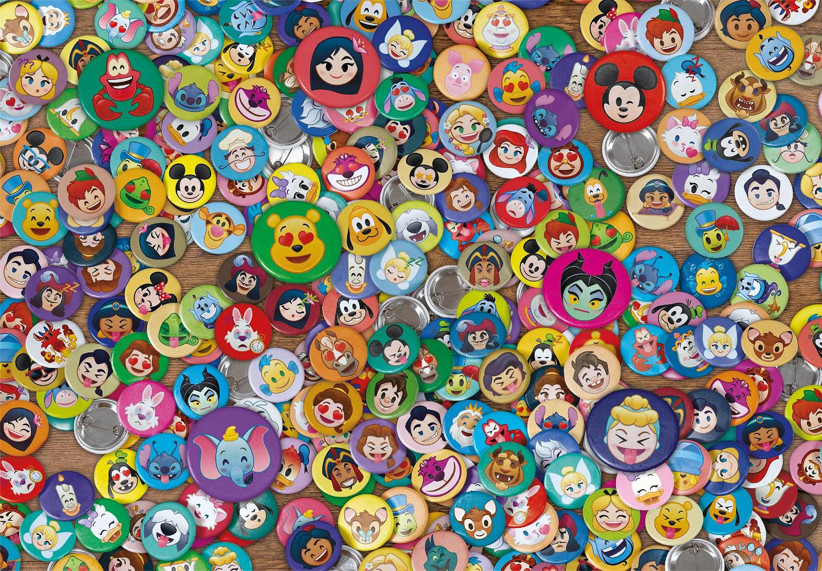 Пазл Clementoni 39829 Disney Emoji 1000 деталей 70 x 50 см для взрослых, фото №1