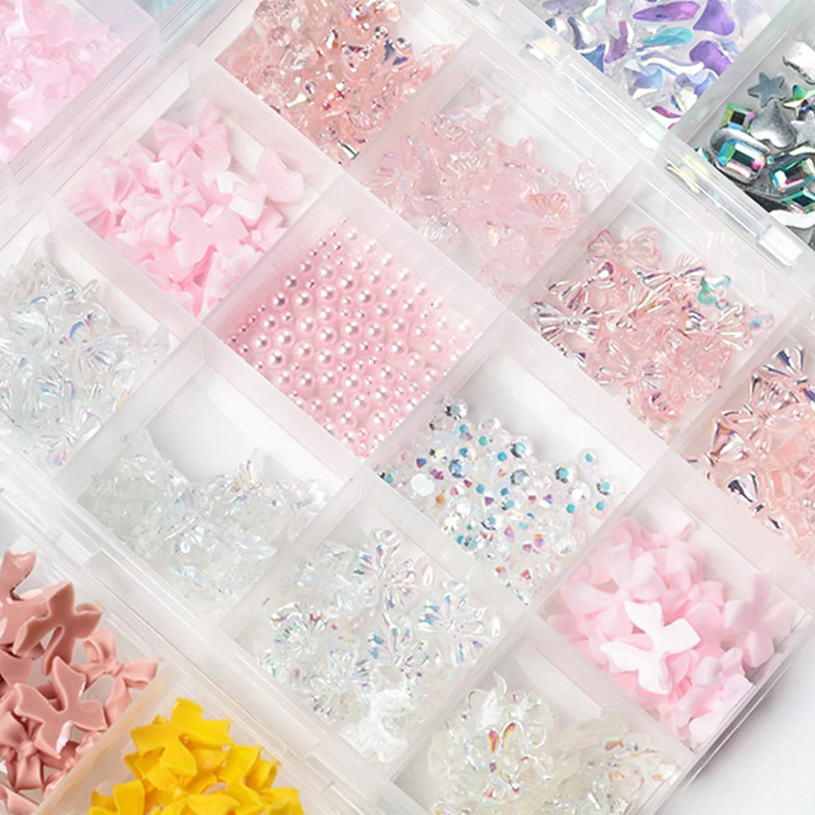 3D Дизайн Акрил Бабочка Медведь Декор для ногтей, фото №4