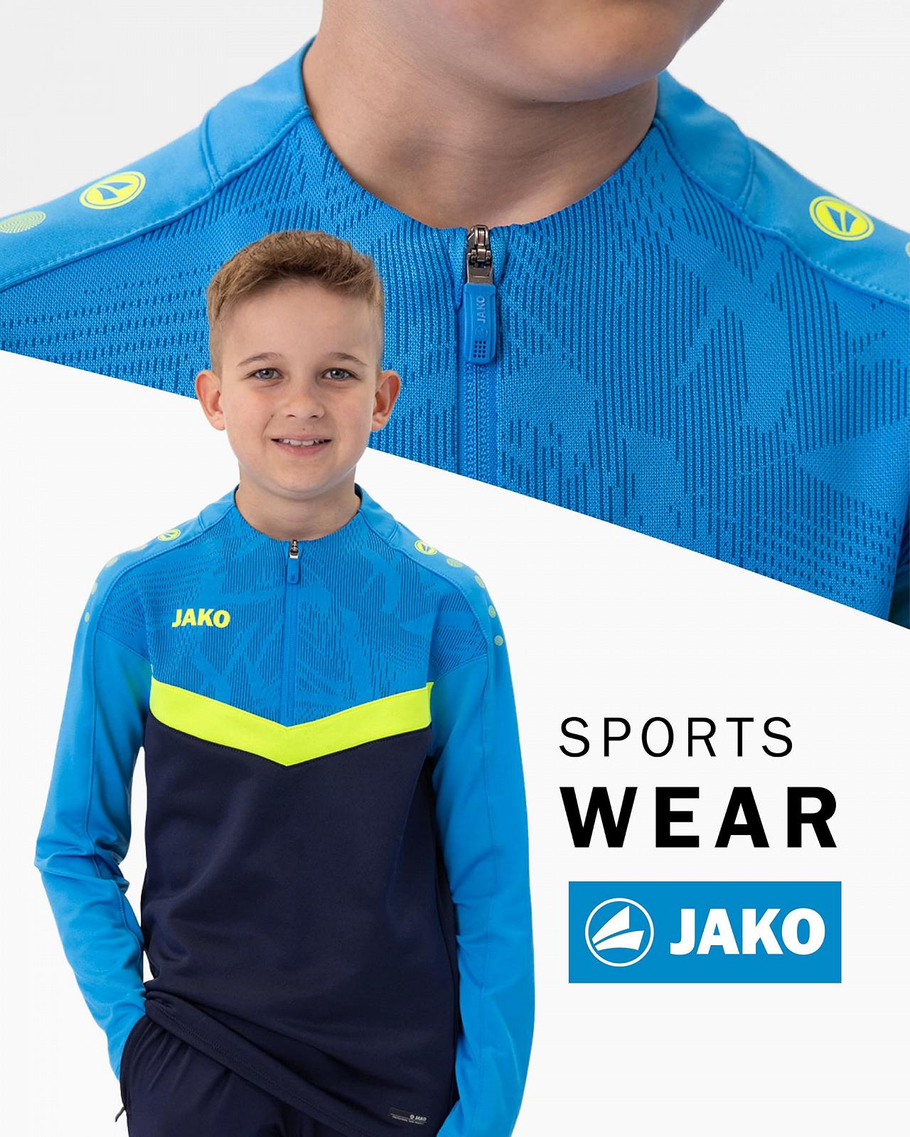 Толстовка на блискавці JAKO Iconic дитяча, унісекс, фото №2