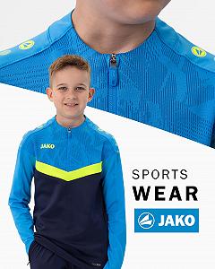 Толстовка на блискавці JAKO Iconic дитяча, унісекс synthetic.ua - Фото 1