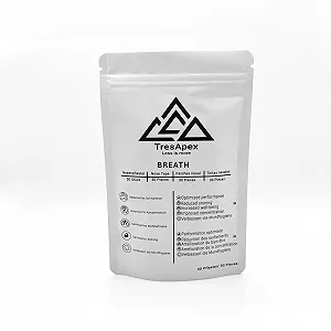 Носові пластирі TresApex BREATH, 30 шт., чорні, для полегшення дихання під час сну та занять спортом - Фото 1