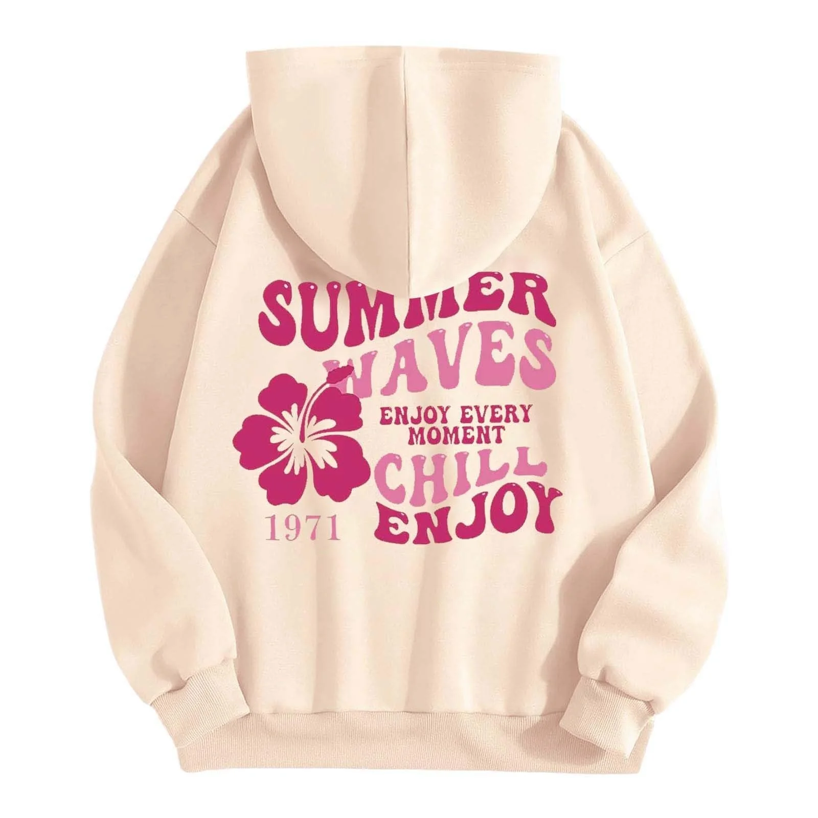 Женское худи с капюшоном и принтом на спине, повседневная толстовка с карманами, переходное худи, классический уличный джемпер с длинными рукавами и капюшоном на молнии, фото №1 Женское худи с капюшоном и принтом на спине, повседневная толстовка с карманами, переходное худи, классический уличный джемпер с длинными рукавами и капюшоном на молнии, фото №1