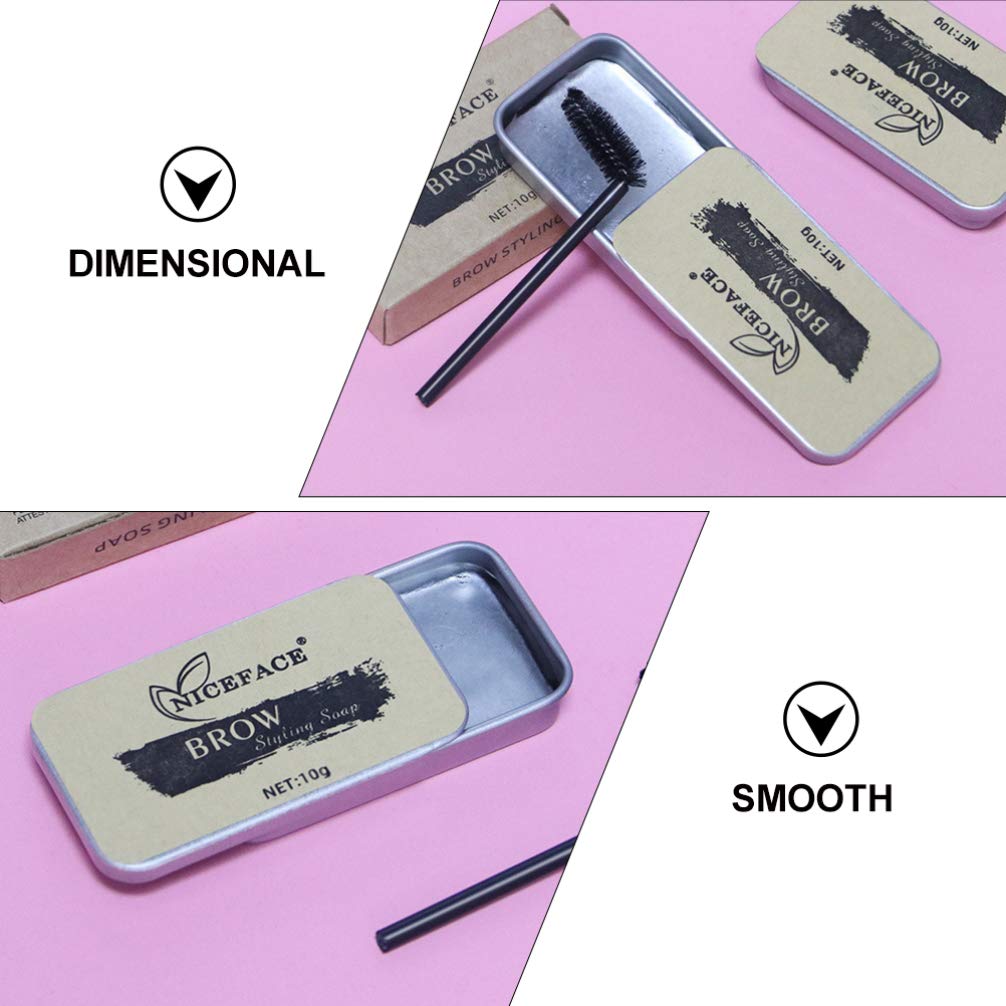 2 Набора Beaupretty Eyebrow Soap Kit Eyebrow Styling Soap Brew Gel Long Lasting Eyebrow Setting Gel Waterproof Eyebrow Colour, фото №6